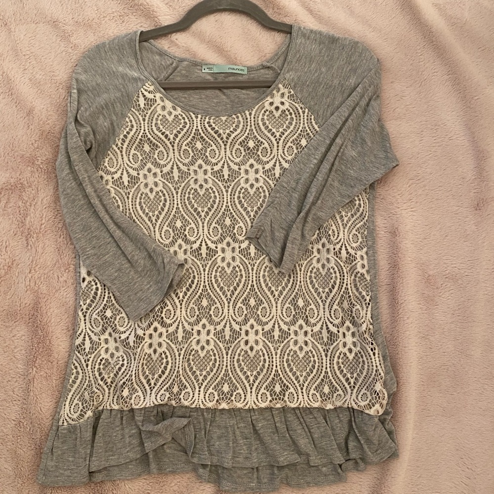 Maurice’s 3/4 sleeve shirt EUC